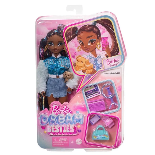 HYC22 Barbie Dream Besties - Brooklyn - Resim 5