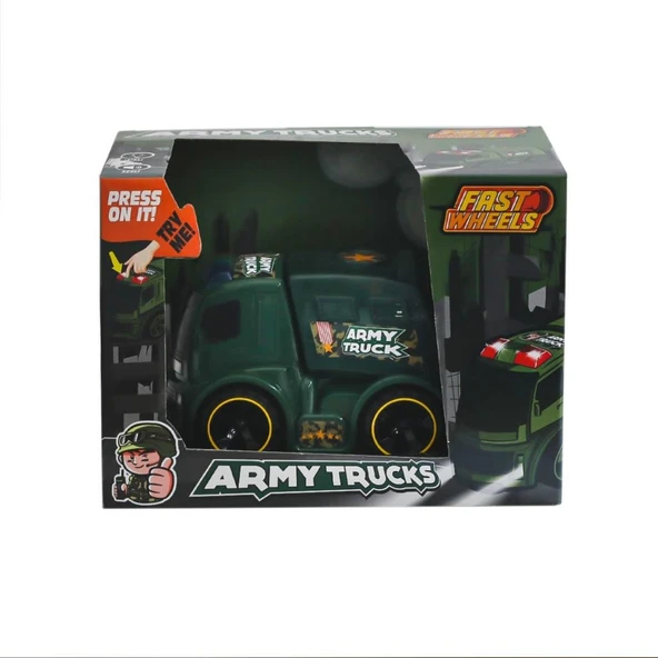 ER-246 Fast Wheels Asker Kamyonu -Erdem Oyuncak ürün görseli 1
