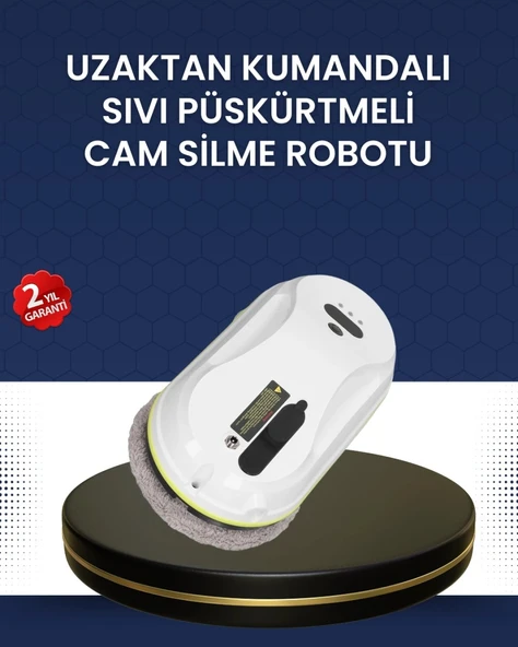 Çift Diskli Güvenli Otomatik Cam Silme Robotu ürün görseli 1