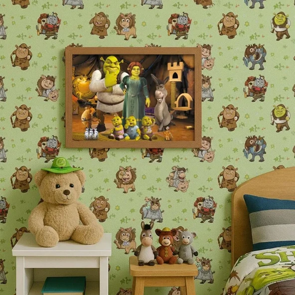 SH 709 SHREK PUZZLE 50 PRÇ - Resim 3