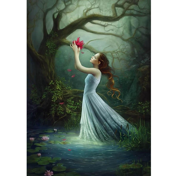 20682 Red Bloom 1000 Parça Puzzle -KS Puzzle - Resim 4