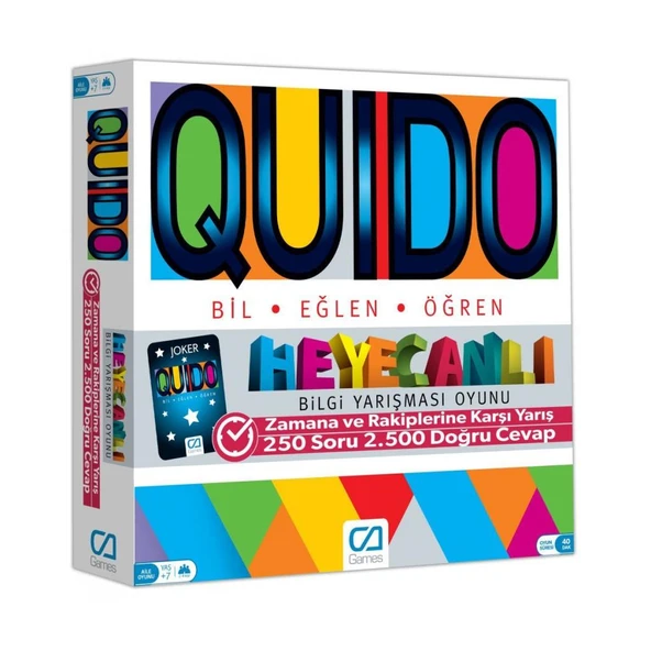078 CAOYN-5046 QUIDO BOARD GAME - Resim 2