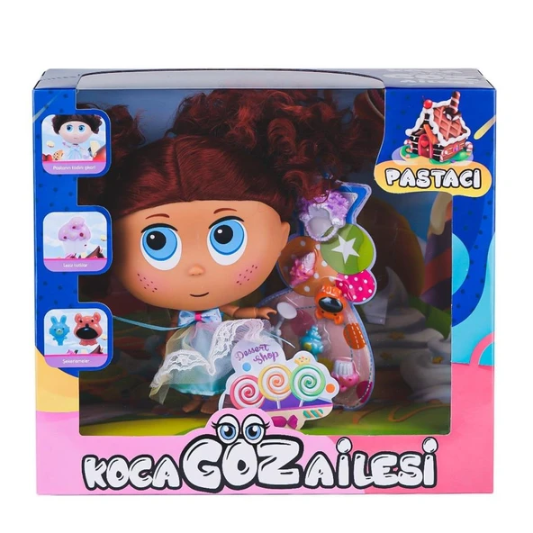 BLD328 Koca Göz Ailesi Pastacı Kız -Birliktoys ürün görseli 1