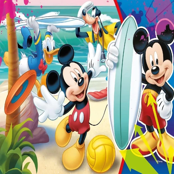 MCH709 MİCKEY MOUSE PUZZLE 50 - Resim 2