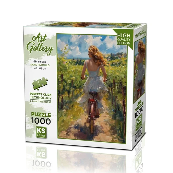 20789 PUZZLE 1000 GİRL ON BİKE ürün görseli 1