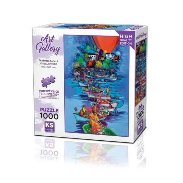 20687 Fishermen Series I  1000 Parça Puzzle  -KSPuzzle ürün görseli 1