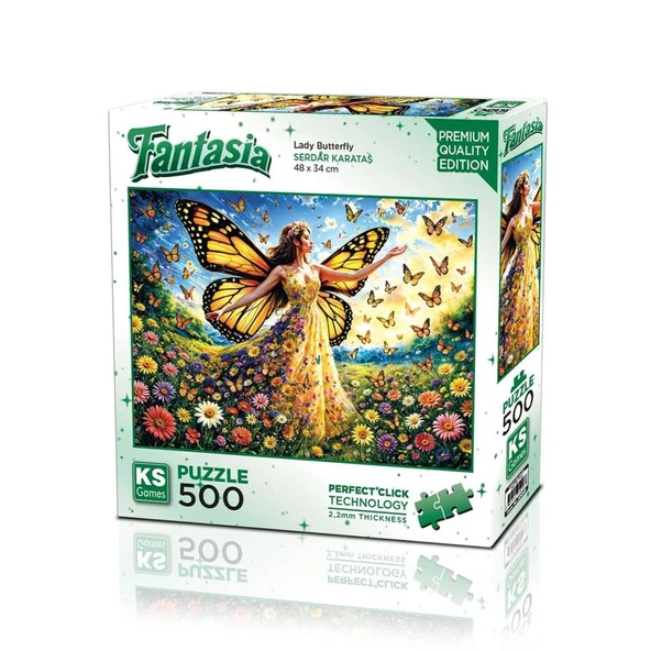 20093 PUZZLE 500 LADY BUTTERFLY ürün görseli 1