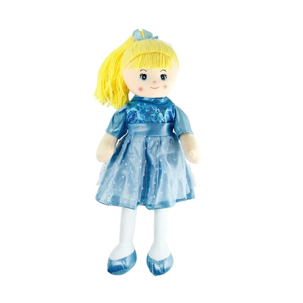 AY950C Parlak Elbiseli Bez Bebek 50 cm -Vardem - Resim 3