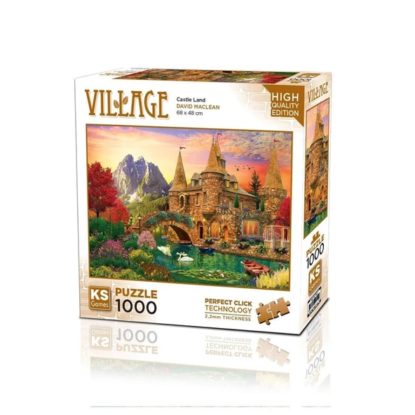 20779 PUZZLE 1000 CASTLE LAND ürün görseli 1