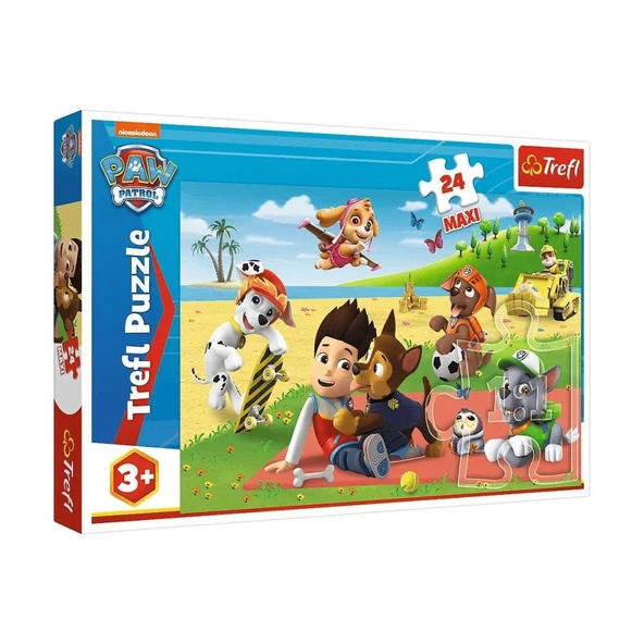 PUZZLE-14346 Paw Patrol 24 Parça Maxi Çocuk Puzzle -Vardem ürün görseli 1