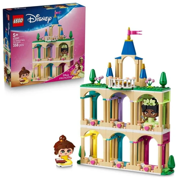 43291 Lego Disney Princess Disney Şatosu ile Mini Belle ve Mini Tiana 358 prç +5 ürün görseli 1