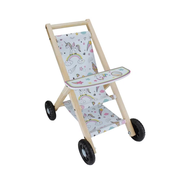 ÇG71 Okutan, Ahşap Bebek Arabası - Resim 2