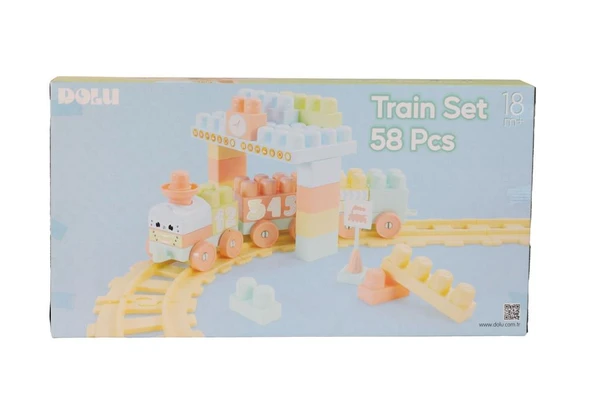 5221 OYUNCAK TREN SET 58 PARÇA - Resim 4
