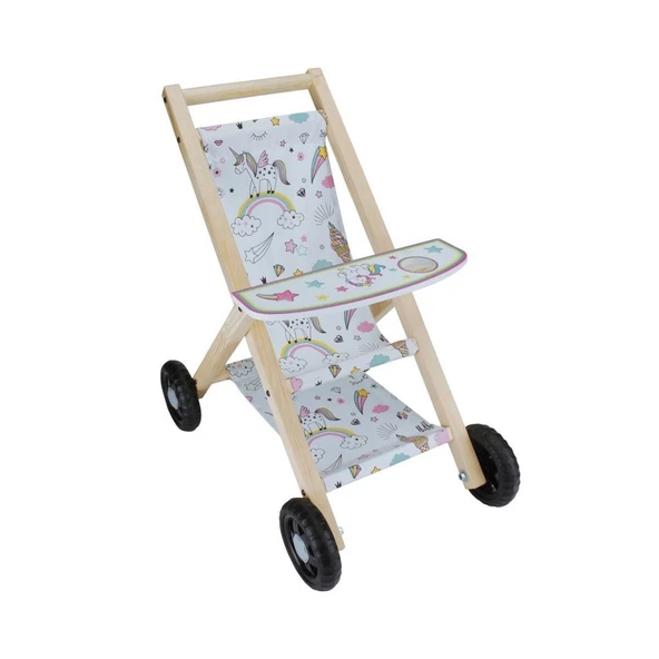 ÇG71 Okutan, Ahşap Bebek Arabası ürün görseli 1