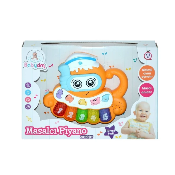 Ahtapot Masalcı Piyano Oyun Arkadaşım 8646 ürün görseli 1