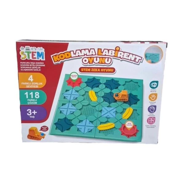 URT045-001 KODLAMA LABİRENT OYUNU STEM ZEKA ürün görseli 1