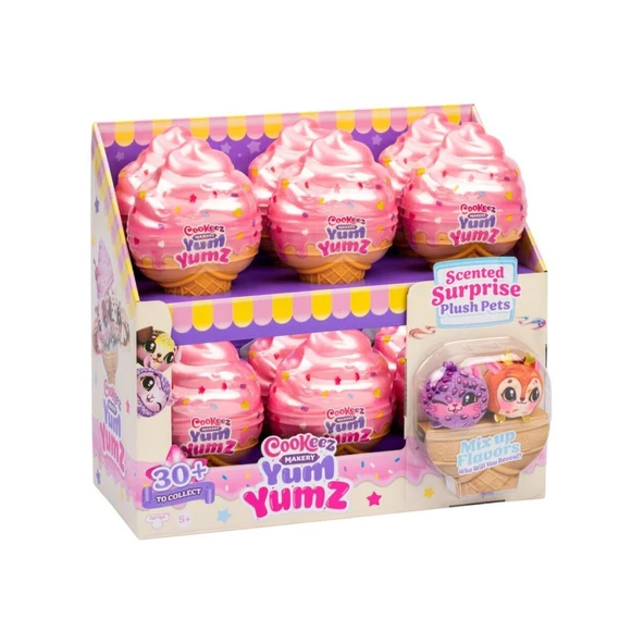 CKE05000 Cookeez Makery Yum Yumz Dondurma İkili Paket Kokulu Peluş ürün görseli 1