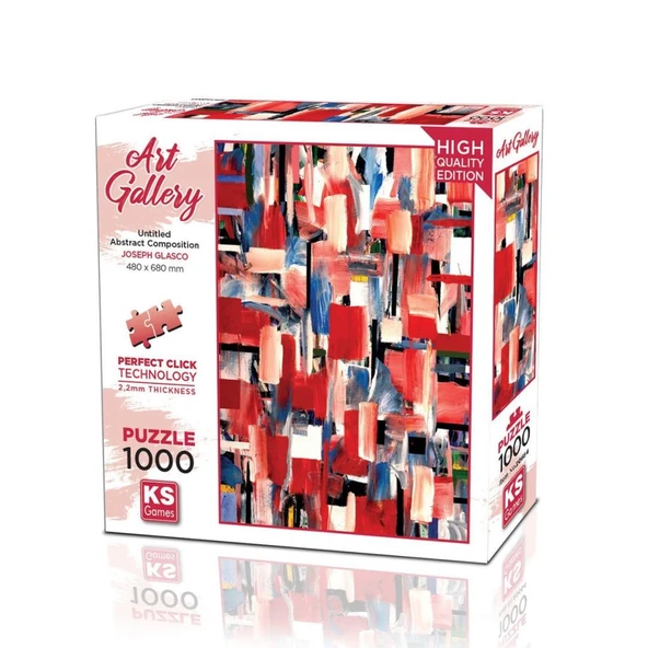 20664 Untitled Abstract Composition 1000 Parça Puzzle ürün görseli 1