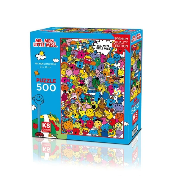 14451 PUZZLE 500 MR MEN LİSANSLI 500 PARÇA YETİŞKİN PUZZLE ürün görseli 1