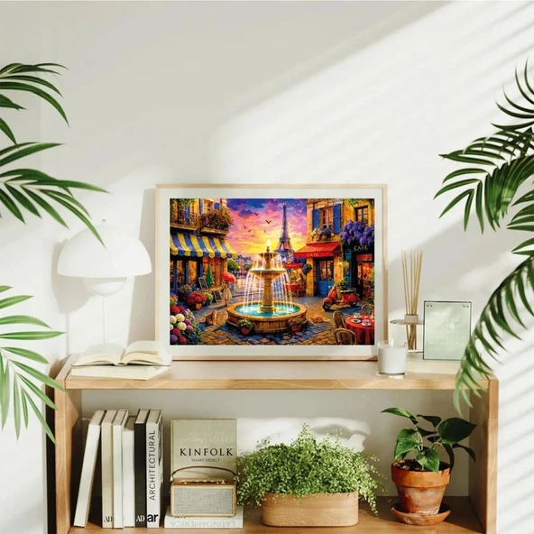 20094 PUZZLE 500 PARİS SQUARE - Resim 3