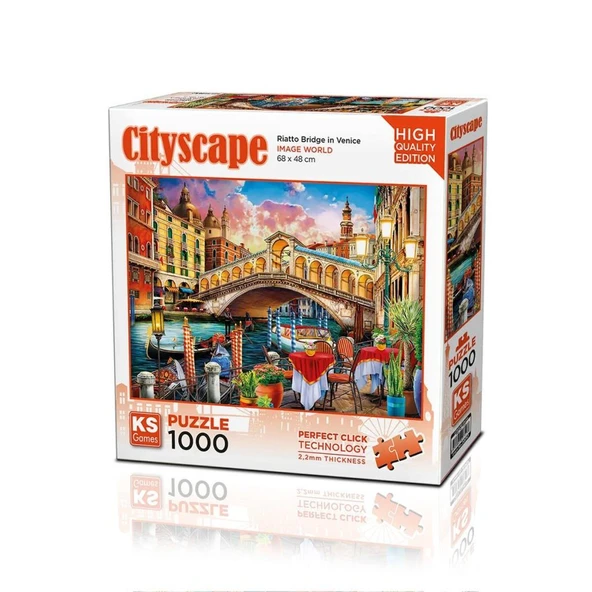 20757 PUZZLE 1000 RİATTO BRİDGE İN VENİCE ürün görseli 1