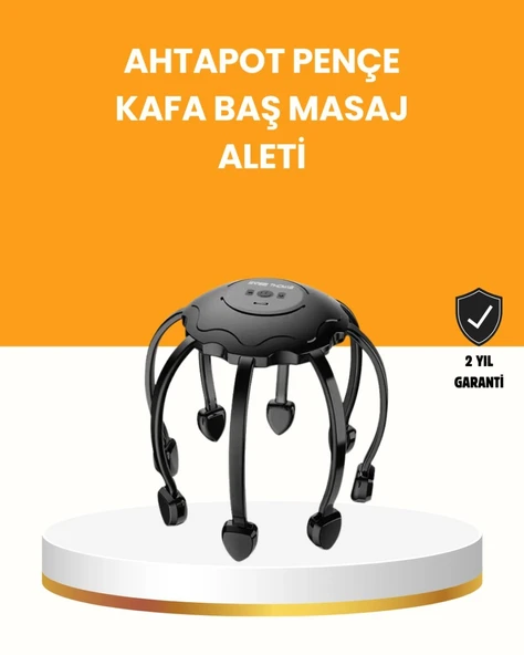 Saç Derisi Masaj Aleti 8 Bağımsız Kol 3 Modlu Derin Rahatlama ürün görseli 1