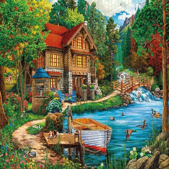 22041 PUZZLE 1500 Weekend Retreat - Resim 2