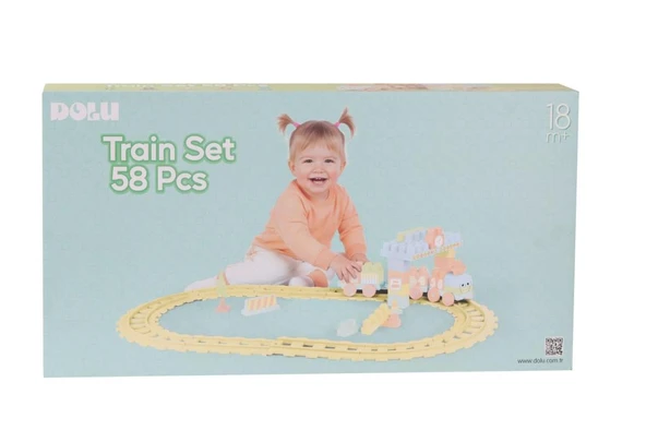 5221 OYUNCAK TREN SET 58 PARÇA - Resim 3