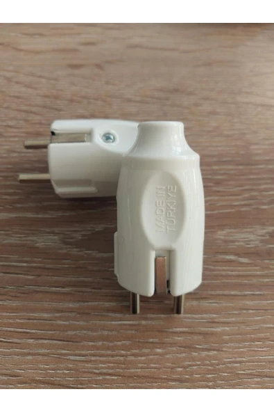 İNWATT 50 Adet Topraklı Fiş Beyaz ürün görseli 1