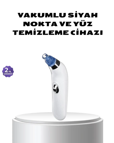 Vakumlu Siyah Nokta Temizleme Cihazı – 5 Kademe Güç Ve 4 Başlıklı Derin Cilt Bakımı ürün görseli 1