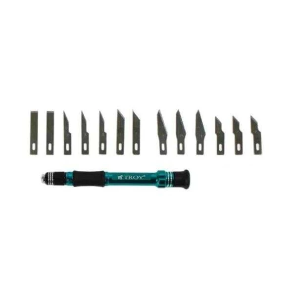 Troy 21604 Hobi Maket Bıçağı Seti 14 Parça ürün görseli 1