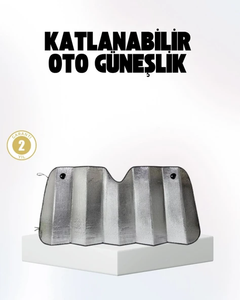 Otomobil Güneşliği – Katlanabilir Tasarım Ve Süngerli Isı Yalıtımı ürün görseli 1