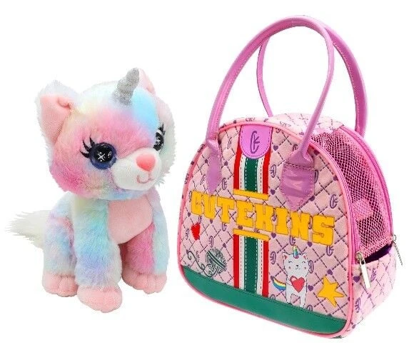 50455 SUN-FNV-CUTEKINS PELUŞ CATICORN POSH TAŞIMA ÇANTALI ürün görseli 1