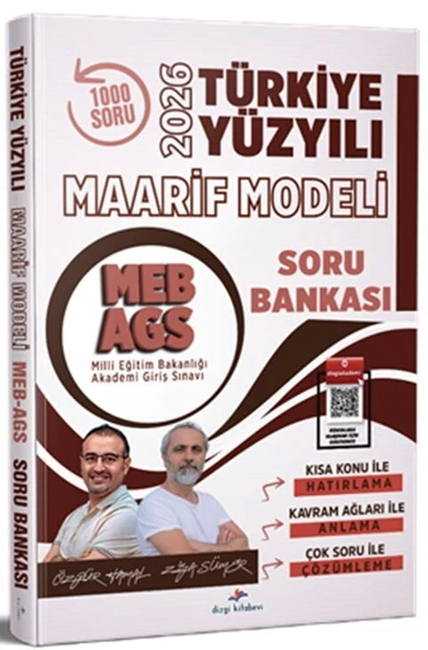 2026 MEB AGS Türkiye Yüzyılı Maarif Modeli Tamamı Video Çözümlü Soru Bankası Dizgi Kitap ürün görseli 1
