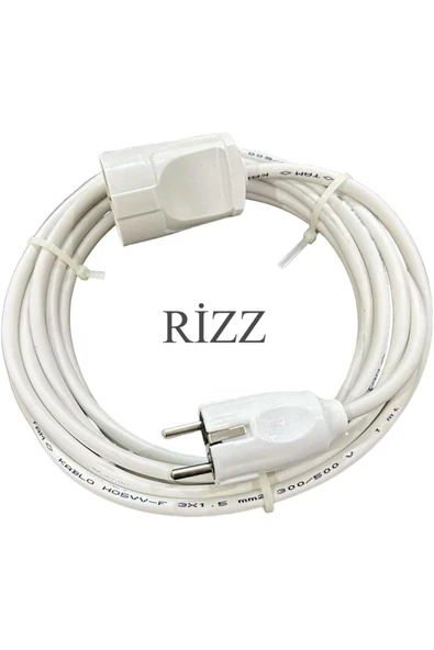 İNWATT 70 METRE TEKLİ BEYAZ RENK 3x1,5 MM CCA TTR TOPRAKLI KAUÇUK SEYYAR ELEKTRİK KABLOSU ürün görseli 1