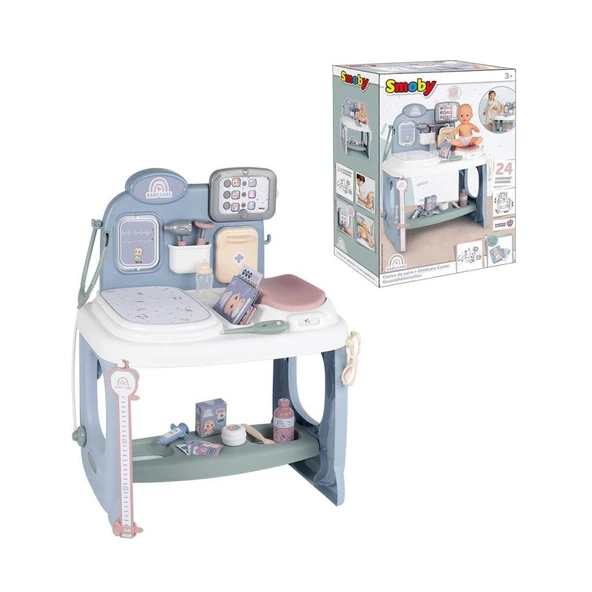 7600240305 Smoby Baby Care Bebek Bakım Merkezi Oyun Seti +3 yaş ürün görseli 1
