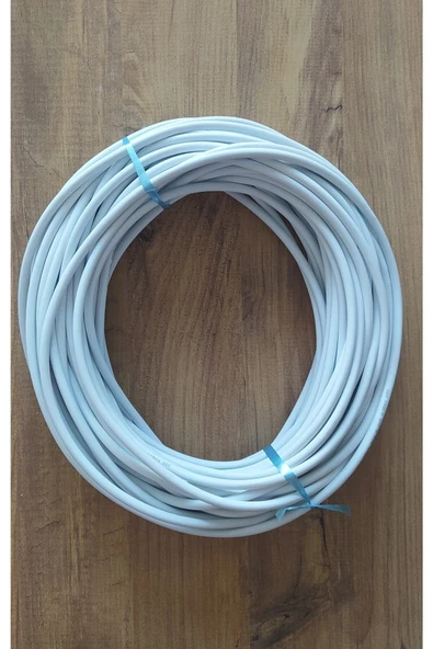 İNWATT 3x1.5 Ttr 30 Metre Çok Telli Beyaz Renk Izolasyonlu Topraklı Seyyar Elektrik Kablosu ürün görseli 1