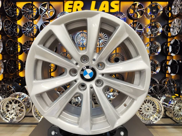 4 Adet BMW ORIJINAL 8*17 5*120 ET30 72.6 SILVER JANT REVİZE EDİLMİŞ (Takım) ürün görseli 1