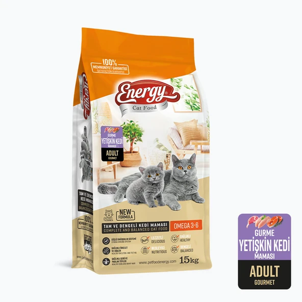 Energy Gurme Yetişkin Kedi Maması - 15 kg ürün görseli 1