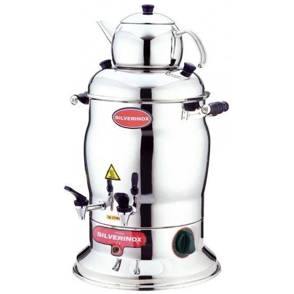 Çift Demlikli Semaver 10 LT ürün görseli 1