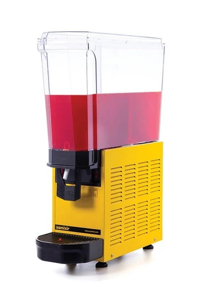 SAMIXIR Klasik Mono Karıştırıcılı Soğuk İçecek Dispenseri 20 Litre Sarı ürün görseli 1