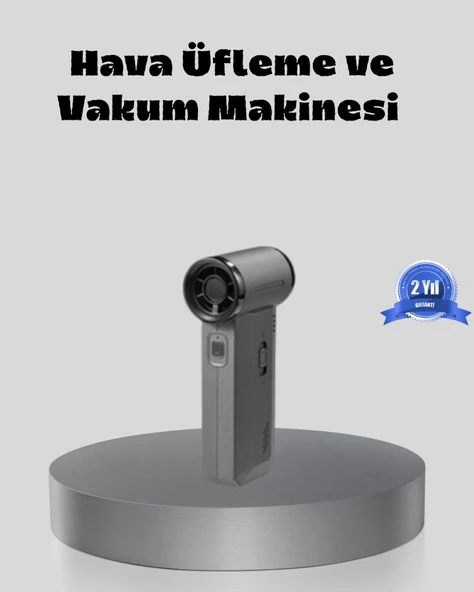 Şarjlı 130000 Rpm H.a Üflemeli Ve Vakumlu Araç Ev Temizlik Makinesi ürün görseli 1