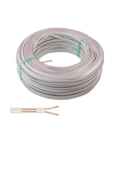 İNWATT 2x0,75 Ttr Yassı Elektrik Kablosu 20 Mt ürün görseli 1