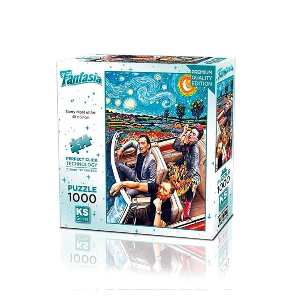 20823 PUZZLE 1000 Starry Night of Art ürün görseli 1