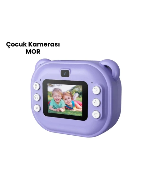Termal Baskı Özellikli Mini Kamera Mor ürün görseli 1