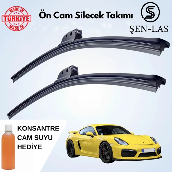 Porsche Boxster/Cayman 2012-2016 Ön Cam Silecek Takımı Şs0009 ürün görseli 1
