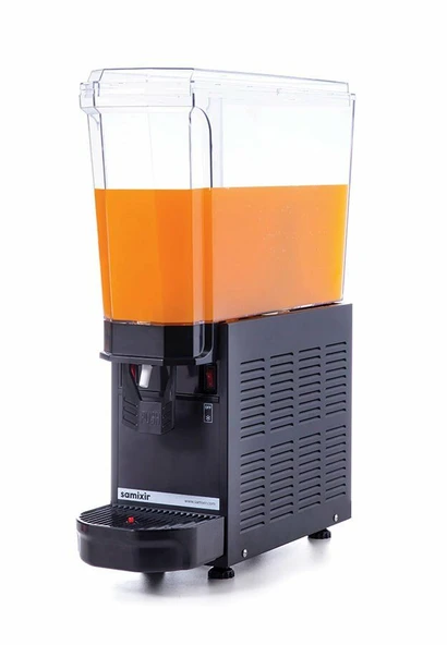 SAMIXIR Klasik Mono Karıştırıcılı Soğuk İçecek Dispenseri 20 Litre Siyah ürün görseli 1