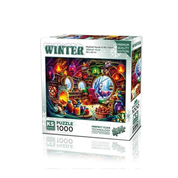20826 PUZZLE 1000 Mystical House in the Forest ürün görseli 1
