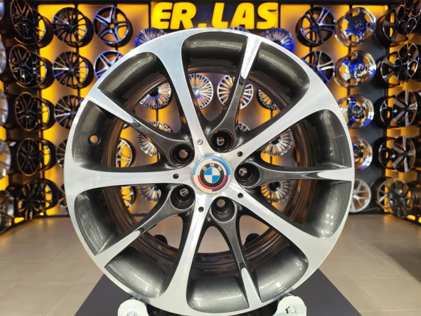 4 Adet BMW ORIJINAL 8*17 5*120 ET46 72.6 GUN MACK JANT REVİZE EDİLMİŞ (Takım) ürün görseli 1