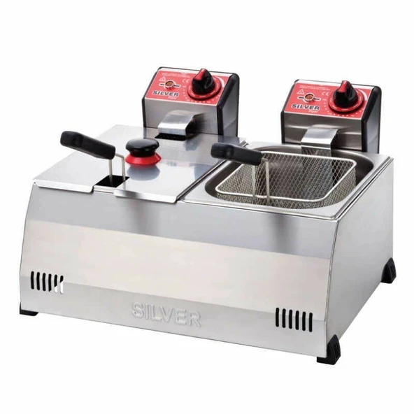 Işıkgaz Elektrikl Fritözi 5+5 Litre ürün görseli 1